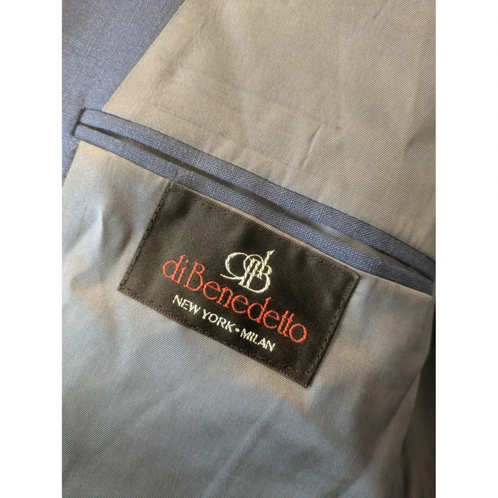 diBenedetto Blazer Men's 46R Blue Two Button Single Vented